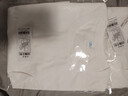 重磅纯棉短袖t恤男高档纯色印花休闲基础款内搭半袖打底衫 白色 2XL  155-170斤 实拍图