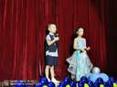 思妙星儿童晚礼服主持人亮片生日女童鱼尾公主裙模特走秀钢琴演奏演出服 图片色 150 实拍图