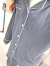 京东京造【10A抑菌】A类一等品50支纯棉睡衣男睡衣春夏情侣家居服深灰色XL 实拍图