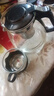 一壶四杯茶壶套装 大容量玻璃茶杯带滤网耐高温水壶茶具无底座 1000ML一壶+四杯套装 1件 实拍图