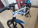 凤凰（Phoenix）儿童自行车山地车男女学生脚踏车6-15岁童车 霸道 白蓝色 22寸 实拍图