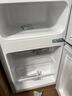 奥克斯（AUX）家用双门迷你小型冰箱 冷藏冷冻保鲜小冰箱 宿舍租房节能电冰箱 【国家补贴】BCD-30K118 基础款 银色 实拍图