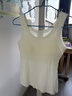 浪莎吊带背心女带胸垫免穿文胸10A抗菌可外穿内搭运动螺纹打底衫 实拍图