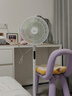 美的（Midea）【幸运草安睡1S】一级能效直流变频声控电风扇家用遥控卧室静音落地扇台式桌面抗菌大风力转页扇 实拍图