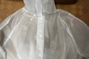 得力一次性雨衣雨披电动车加厚防暴雨衣户外骑行登山分体雨衣京东自营 实拍图
