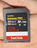 闪迪（SanDisk）128GB SD内存卡 V90 8K U3 C10 高速相机存储卡 读写速300MB/s IP68 6米防摔 影院级高清拍摄 实拍图