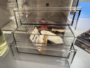 得力（deli）三格桌面收纳盒 抽屉式办公室书桌用品文具文件分类多层储物盒宿舍化妆品首饰整理盒白色PK112 实拍图