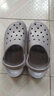 京东京造【抗菌洞洞鞋】凉鞋旅行沙滩两穿eva防臭凉拖鞋男士水泥灰42-43 实拍图