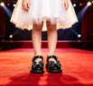 迪士尼儿童鞋子女童表演皮鞋春季艾莎新款洋气蝴蝶结公主鞋软底时尚单鞋 黑色【夏季单鞋】 28 码/内长17.8cm适合脚长17.3cm 晒单实拍图