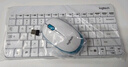 罗技（Logitech）MK245 Nano 键鼠套装 无线键鼠套装 办公键鼠套装 紧凑型 可调支架 带无线2.4G接收器 白 实拍图
