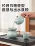 京东京造 茶具整套 功夫茶具套装带茶盘茶壶茶杯 天青汝窑西施壶 16件 实拍图