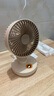 赛亿充电定时USB小风扇空气循环风扇台挂电风扇户外便携轻音换气摇头扇床头办公室桌面扇4000毫安 实拍图