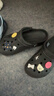 CROCS卡骆驰洞洞鞋贝雅洞洞鞋轻便运动鞋耐磨一脚蹬拖鞋休闲鞋|10126 黑色-001 39 (240mm) 实拍图