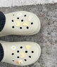卡骆驰（CROCS）贝雅卡骆班洞洞鞋轻便耐磨一脚蹬休闲鞋女鞋时尚沙滩鞋|205089 冬日白/彩色-1LI 41 /42(260mm) 实拍图