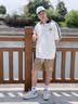 回力短裤夏季男外穿五分裤潮流裤子男宽松运动休闲速干男裤卡其M 实拍图