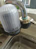 美的（Midea）水龙头过滤器家用厨房自来水净水器 活性炭12级精滤 可清洗 除氯除异味除垢 通用安装前置滤水器 2芯装【2年免换芯】活性炭增强版滤芯 实拍图