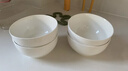 京东京造 汤碗 米饭面陶瓷景德镇餐具套装家用蒸蛋碗 奶油华夫 4.5英寸*6 实拍图