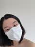 奥克云一次性口罩薄款夏季活性炭防甲醛孕妇防二手烟高颜值女蝶形大号大脸成人防异味花粉尘鼻炎专用独立装白色30只 实拍图