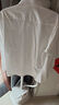 罗蒙（ROMON）【桑蚕丝免烫】长袖衬衫男士白衬衫修身衬衣商务职业男装灰色39 实拍图