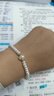 周六福18K金珍珠手链手串生日礼物女X1912917链身馒头珠约4.5mm 17cm 实拍图