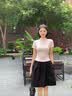 雪茜曼日系学院风半身裙女2026夏季新款高腰显瘦a字短裙小个子五分伞裙 实拍图