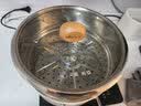 小熊（Bear）0涂层钛陶瓷汤锅+蒸笼 24cm奶锅炖锅蒸锅燃气灶通用JG042-P03 实拍图
