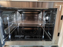 美的（Midea）小滋味微波炉微烤炸一体机萌宠猫爪外观不锈钢内胆23L家用大容量一级能效平板式热风空气炸F23G5 实拍图