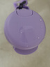 特百惠（Tupperware）嘟嘟企鹅350ML塑料杯夏季儿童可爱水杯子男女学生带提绳 冰沙紫 实拍图