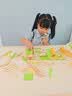 凝彬德国鲁班榫卯结构积木diy拼装建筑益智玩具3-6岁男女孩生日礼物 【儿童城堡积木屋】可拼多种造型+126片磁力片拼图 六一儿童节-圣诞元旦-新年礼物-送礼佳品 实拍图