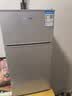 HYUNDAI（韩国现代）小冰箱迷你小型家用冷藏冷冻宿舍出租房办公室双开门二门电冰箱节能省电 80L银【行业TOP+日销过百】 实拍图