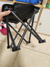 椅子板凳小椅子户外钓椅马扎钓鱼便捷多功能超轻四角凳子马扎 枫叶蓝色【ABC增加承重】 实拍图