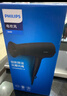 飞利浦（PHILIPS）吹风机家用2100W大功率电吹风2000万负离子吹风筒 恒温速干可折叠 生日礼物 BHD356/45小花筒-黑色 实拍图