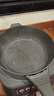美的（Midea）钛陶电炒锅 电蒸锅 分体式电煮锅不沾多功能一体炒菜专用锅电火锅煎锅 4.3L煎饼锅HCG2818S配蒸笼 实拍图