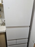 东芝（TOSHIBA）小白桃409L五门日式多门冰箱429嵌入式自动制冰玻璃面板小户型GR-RM429WE-PG2B3 实拍图