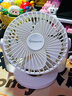 赛亿电风扇小风扇小台扇迷你USB手持便携电风扇小型学生宿舍床头办公室轻音桌面扇小型可车载风扇 实拍图