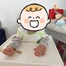 babycare宝宝吃饭罩衣儿童围兜婴儿反穿衣防脏辅食围裙 蓝茵乐章 80码  实拍图