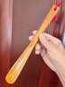 TaTanice 鞋拔子 实木长柄穿鞋器鞋抽送老人送孕妇穿鞋不弯腰直柄提鞋器 实拍图