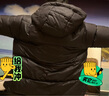 骆驼（CAMEL）户外羽绒服白鸭绒加厚羽绒衣秋冬经典保暖时尚潮流防风运动外套 A1W2PN121L，黑色，男 L 实拍图