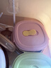 babycare婴儿辅食盒玻璃宝宝辅食保鲜工具便携防漏蒸煮冷冻储存青+粉220ml 实拍图