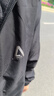 罗蒙（ROMON）夹克男潮流春秋季商务行政立领宽松休闲防风外套男装JK83黑色XL 实拍图