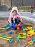 妙贝乐儿童沙滩玩具宝宝海边玩沙挖沙铲子水桶沙漏挖土工具套装沙池推车 实拍图