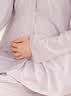 都市丽人月子服带胸垫纯棉秋冬季产后孕妇睡衣产妇喂奶哺乳衣100%棉家居服 实拍图