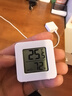 温湿度计婴儿房室内家用车内电子温湿度计迷你便携高精度传感器可壁 白色温湿度计*1 实拍图