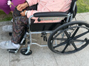 怡辉（YIHUI）轮椅轻便折叠瘫痪老年人专用出行可躺可大小便高靠背护理带坐便器 实拍图