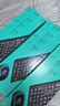罗技（Logitech）MK275 键鼠套装 无线键鼠套装 办公键鼠套装 全尺寸 商务键鼠套装 带无线2.4G接收器 黑蓝色 实拍图