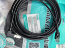 山泽超六类网线直角对弯头 CAT6类纯铜万兆网络连接线电脑路由器工程监控成品跳线 黑色5米 WT6A050 实拍图