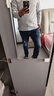 AEMAPE/美国苹果 高端牛仔裤男夏季男裤中年男士商务休闲宽松直筒裤子男 蓝色【春秋款】 34 实拍图