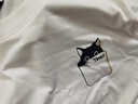 真维斯（Jeanswest）纯棉短袖t恤男运动潮流百搭休闲半袖2025新款打底夏季美式体恤衫 白色(口袋猫胸标) M (170) (30天质量问题全额退) 实拍图