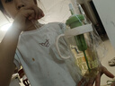 【京东物流】水杯冰霸吸管杯高颜值学生茶水分离大容量杯子 肚肚杯1个-浅绿色 实拍图