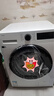 三星（SAMSUNG）AI神5系 滚筒单洗 10KG超薄大筒径全自动滚筒AI泡泡净蒸汽除菌 白 WW10DG5U24AWSC 实拍图